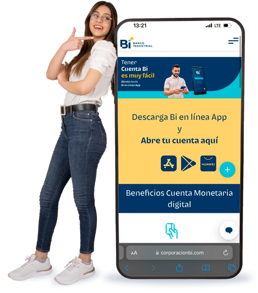 Mujer-señalando-descarga-app-bi