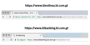 URL Bi en línea y Bi Banking