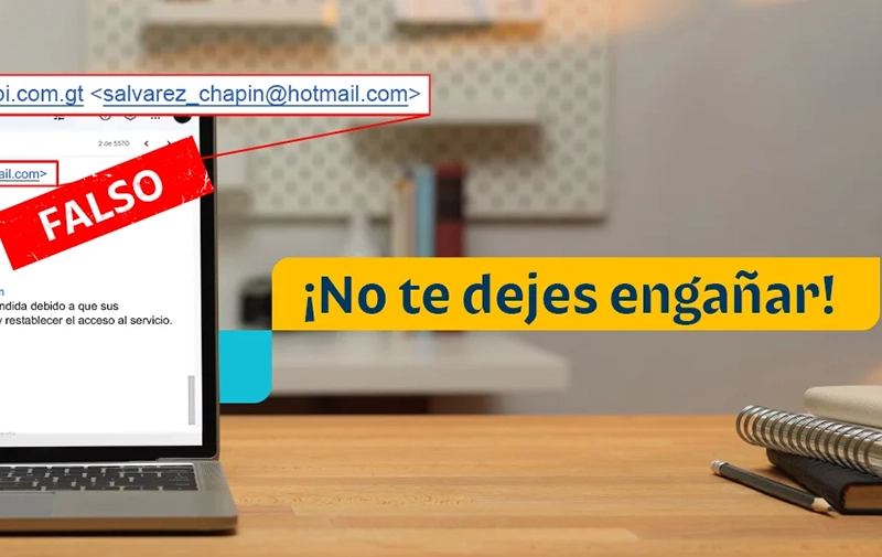 ¡Mantente alerta! Con este tipo de correos electrónicos y sitios web falsos-1