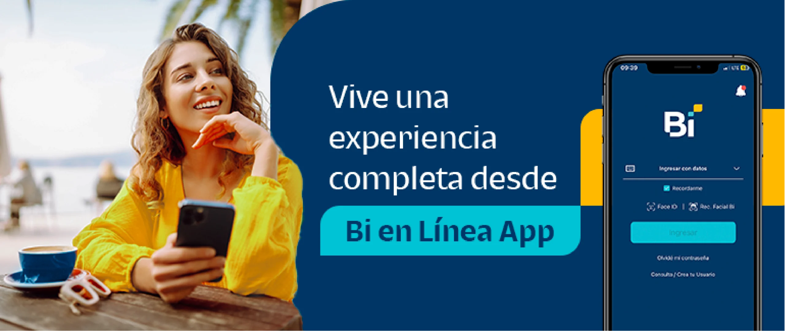 Actualiza tu usuario y vive una experiencia completa desde Bi en Línea App