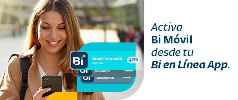 Activa Bi Móvil desde tu Bi en Línea App