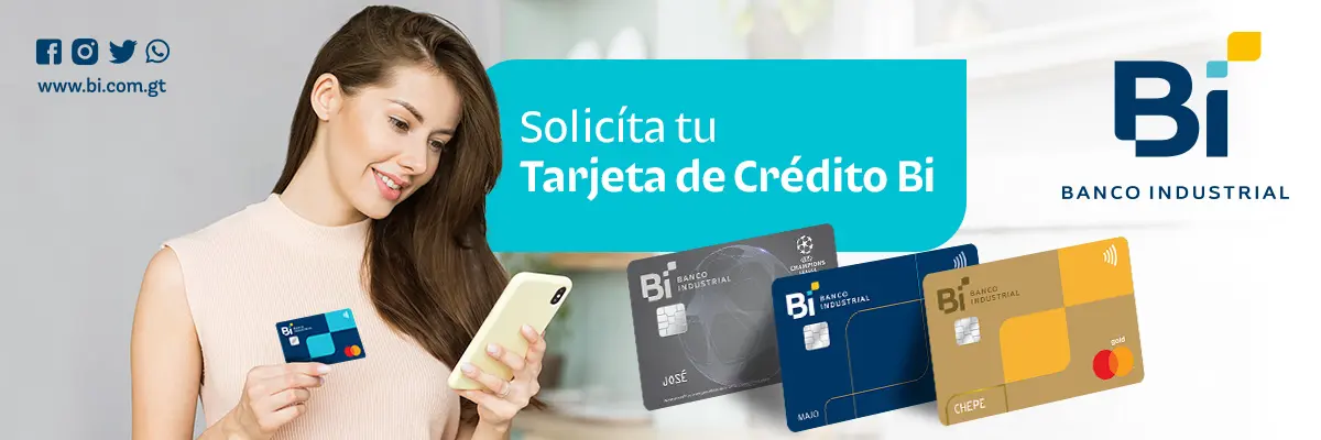 Solicita tu Tarjeta de Crédito Bi