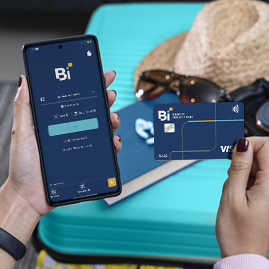 ¿Tienes un viaje al extranjero y quieres usar tus Tarjetas Bi Notifícalo desde Bi en Línea App
