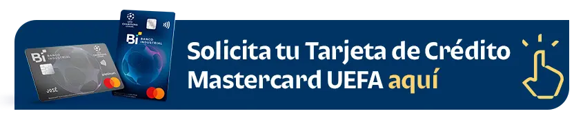 Solicita tu Tarjeta de Crédito Mastercard UEFA Champions